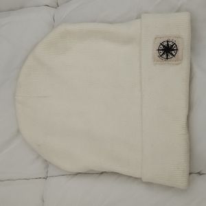 Cream colored beanie
